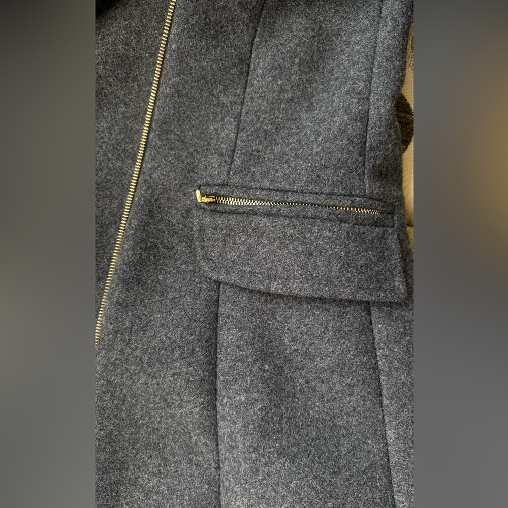 Axara Paris Asymmetrical Wool Coat – Made in France – Size 36 (US S) - Picture 9 of 9